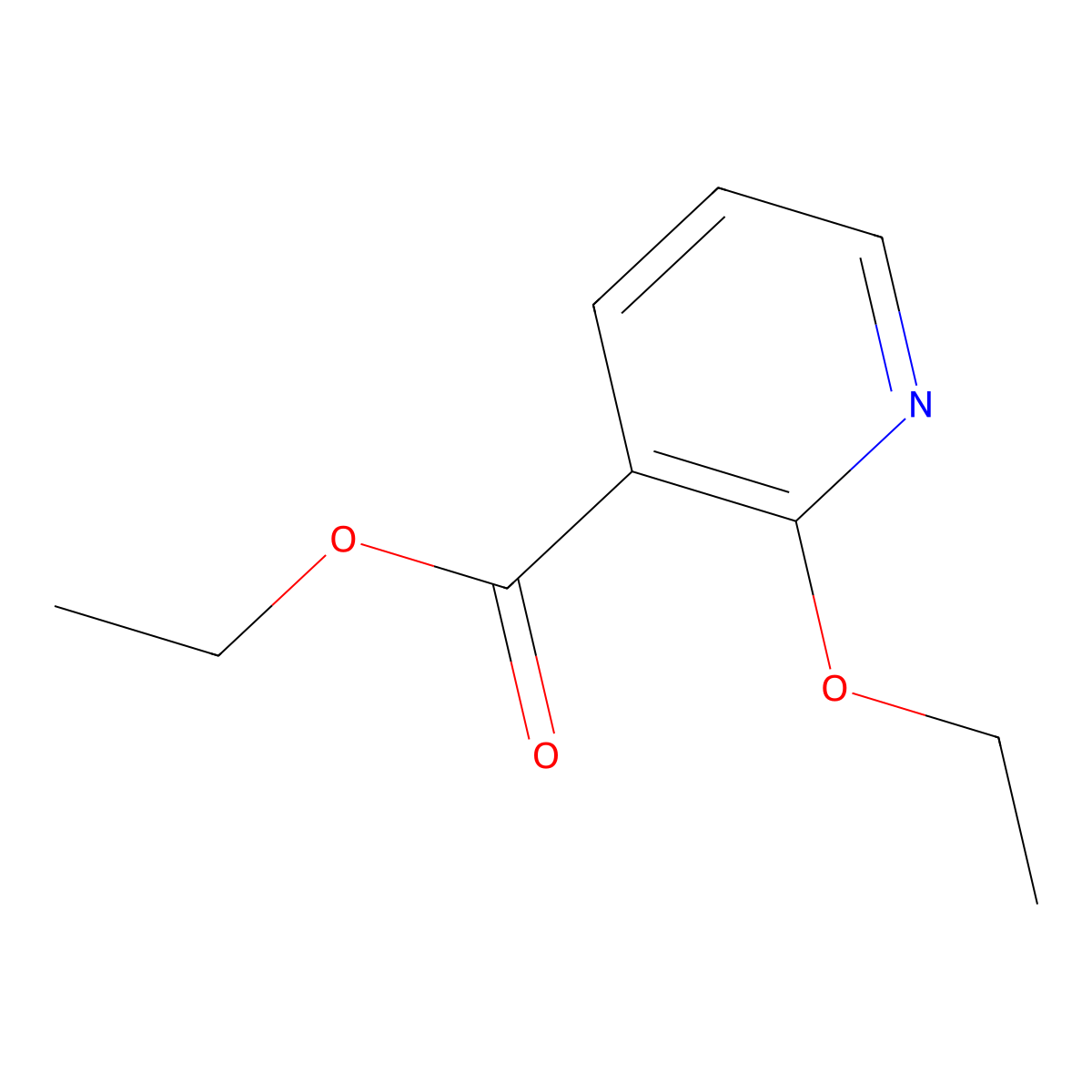 Ethyl 2-ethoxynicotinate molecular structure, CAS 15441-51-7