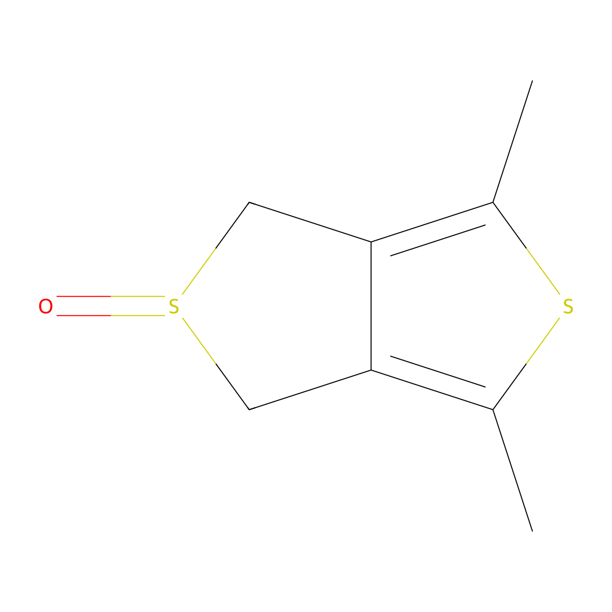 4,6-dimethyl-1H,3H-thieno[3,4-c]thiophene 2-oxide molecular structure, CAS 15441-55-1
