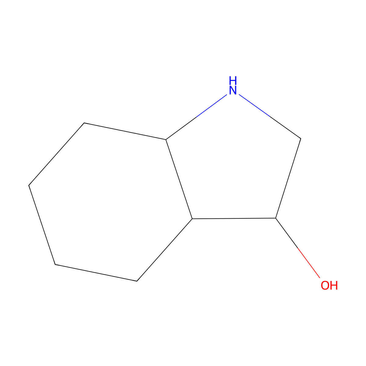 octahydro-1H-indol-3-ol molecular structure, CAS 1544212-78-3