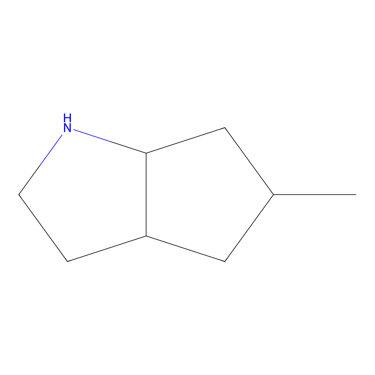 5-Methyloctahydrocyclopenta[b]pyrrole molecular structure, CAS 1544699-50-4
