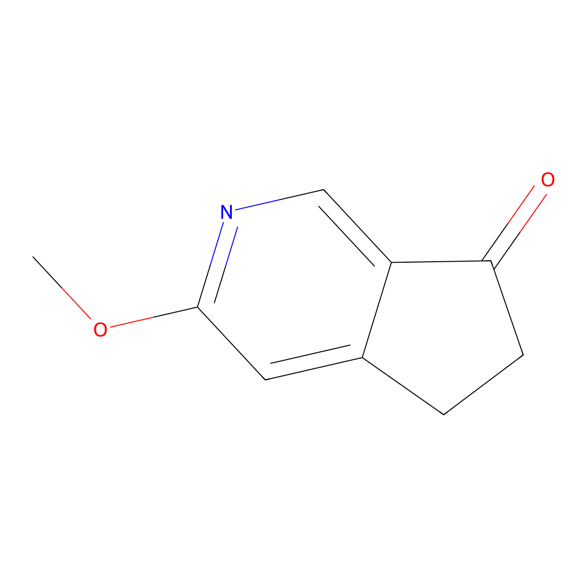 3-methoxy-5,6-dihydro-7H-cyclopenta[c]pyridin-7-one molecular structure, CAS 1544739-19-6