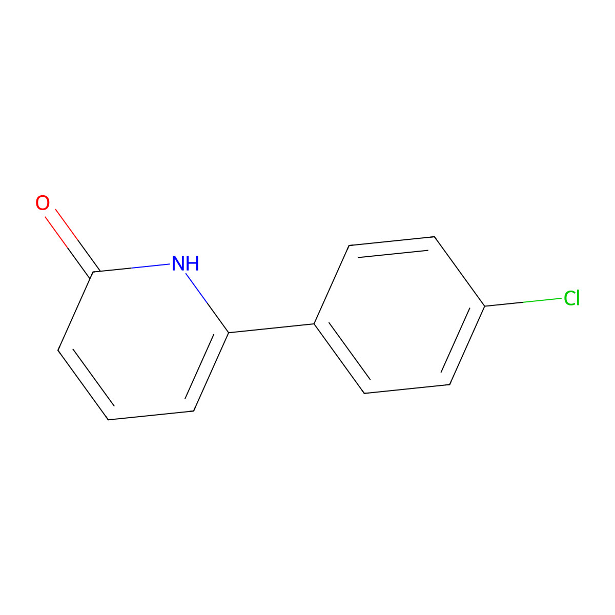 6-(4-Chlorophenyl)-2-hydroxypyridine molecular structure, CAS 154476-86-5