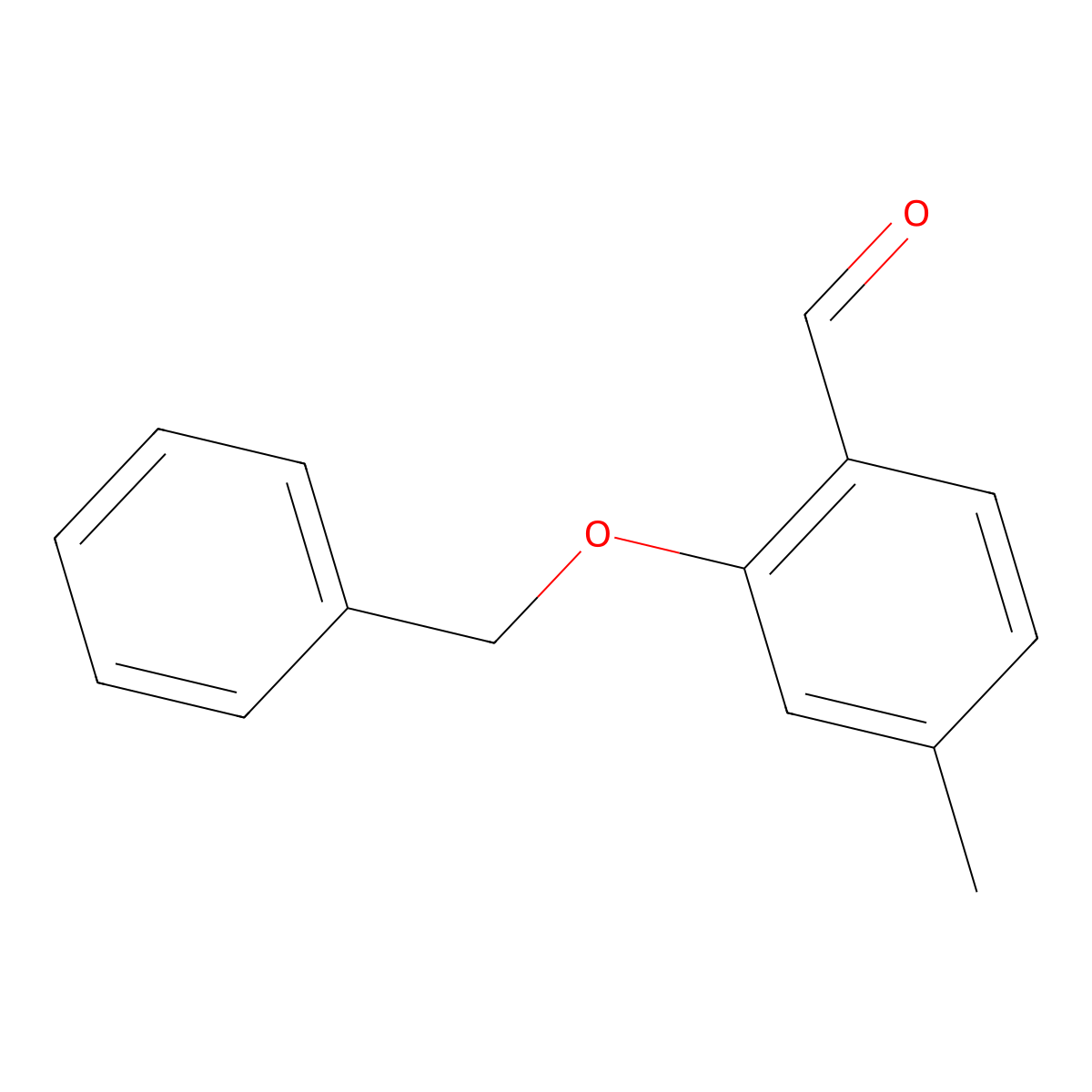 2-(Benzyloxy)-4-methylbenzaldehyde molecular structure, CAS 154478-35-0