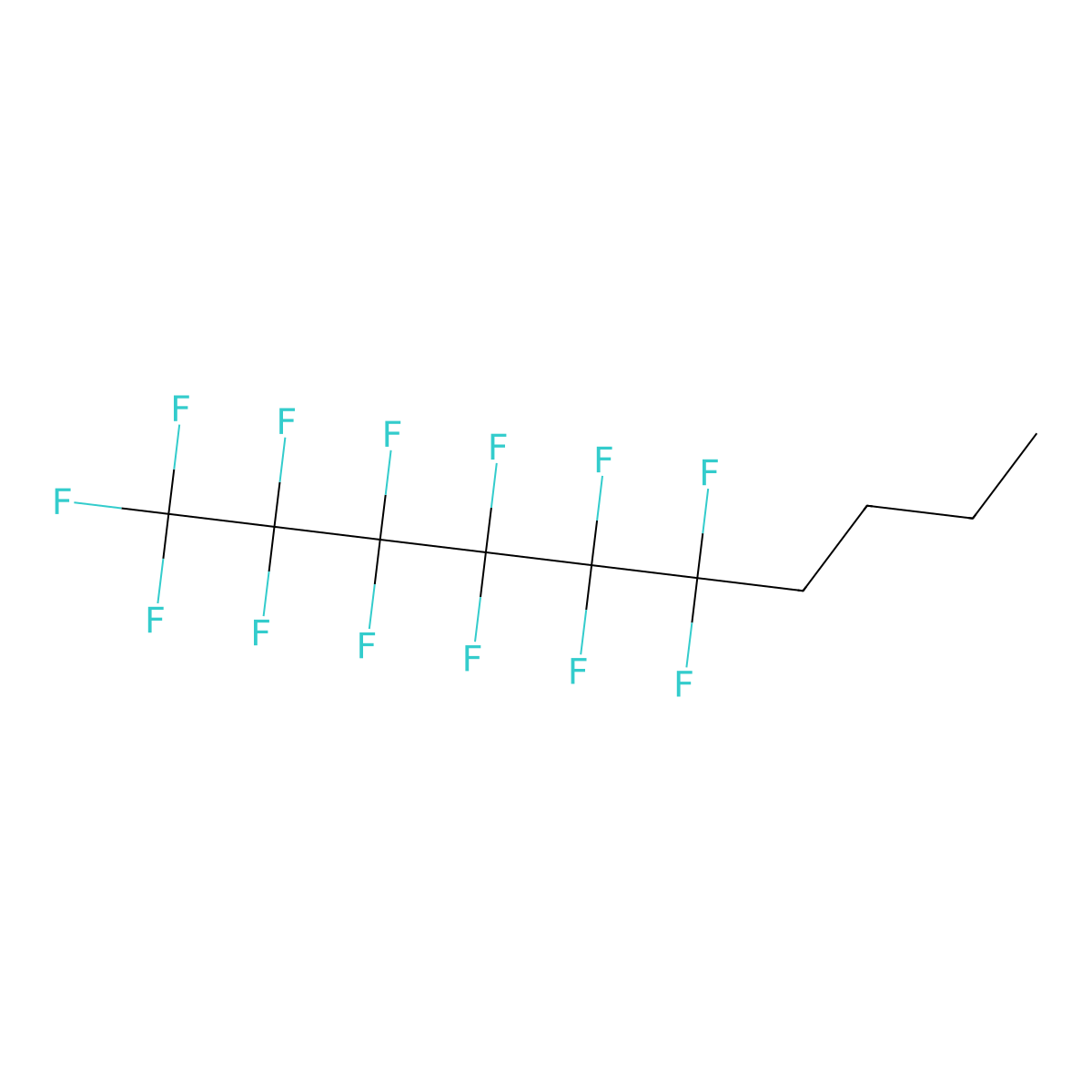 1,1,1,2,2,3,3,4,4,5,5,6,6-Tridecafluorodecane molecular structure, CAS 154478-86-1