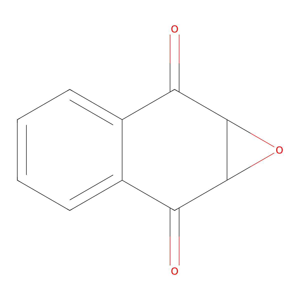 2,3-Epoxy-2,3-dihydro-1,4-naphthoquinone molecular structure, CAS 15448-58-5