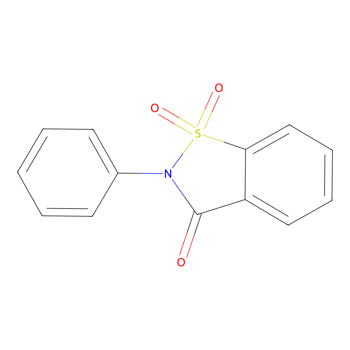 N-Phenylsaccharin molecular structure, CAS 15449-00-0