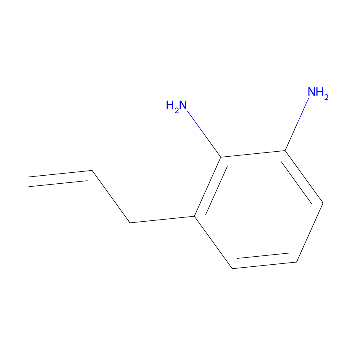 2-Allyl-6-aminophenylamine molecular structure, CAS 154490-93-4