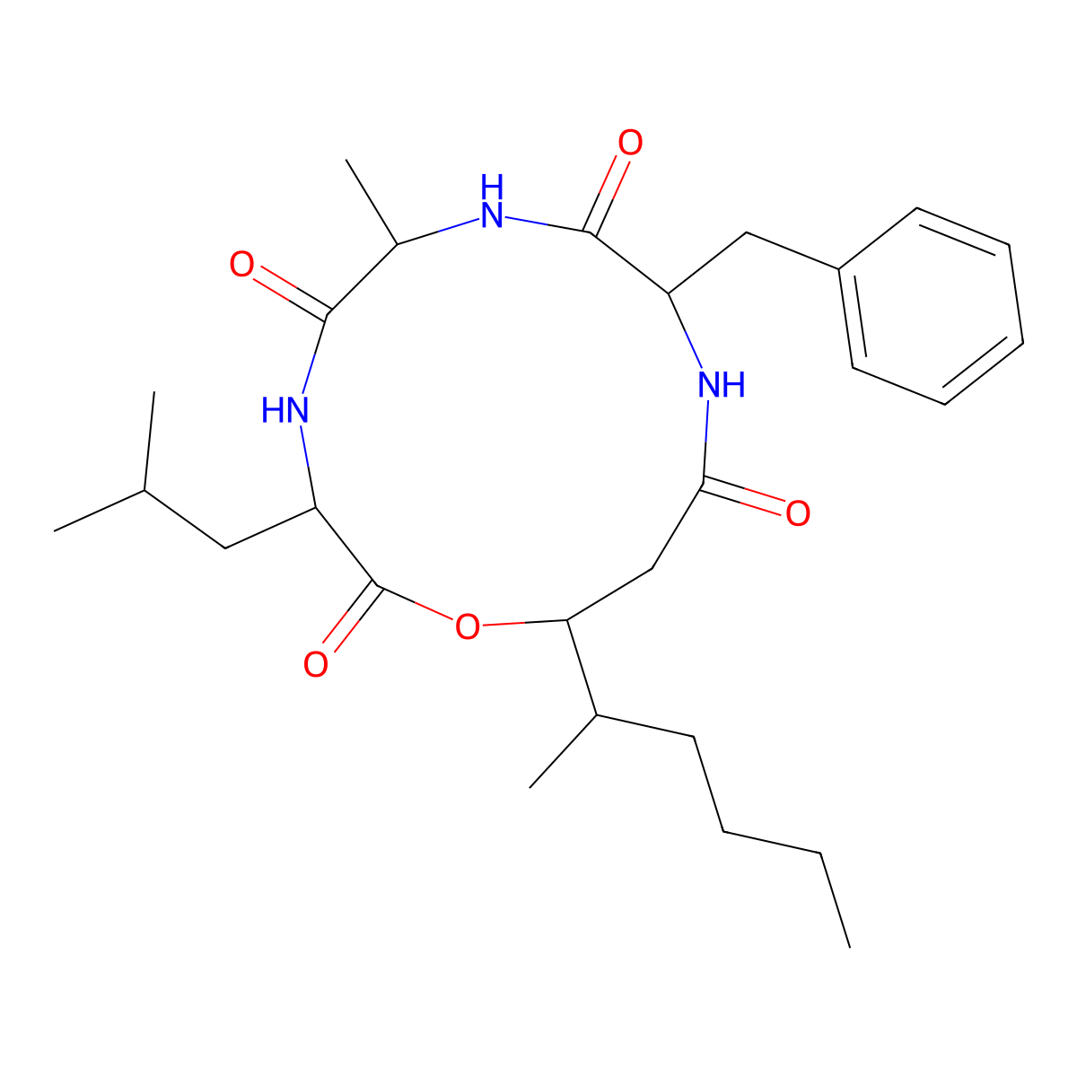 Beauveriolide I molecular structure, CAS 154491-55-1