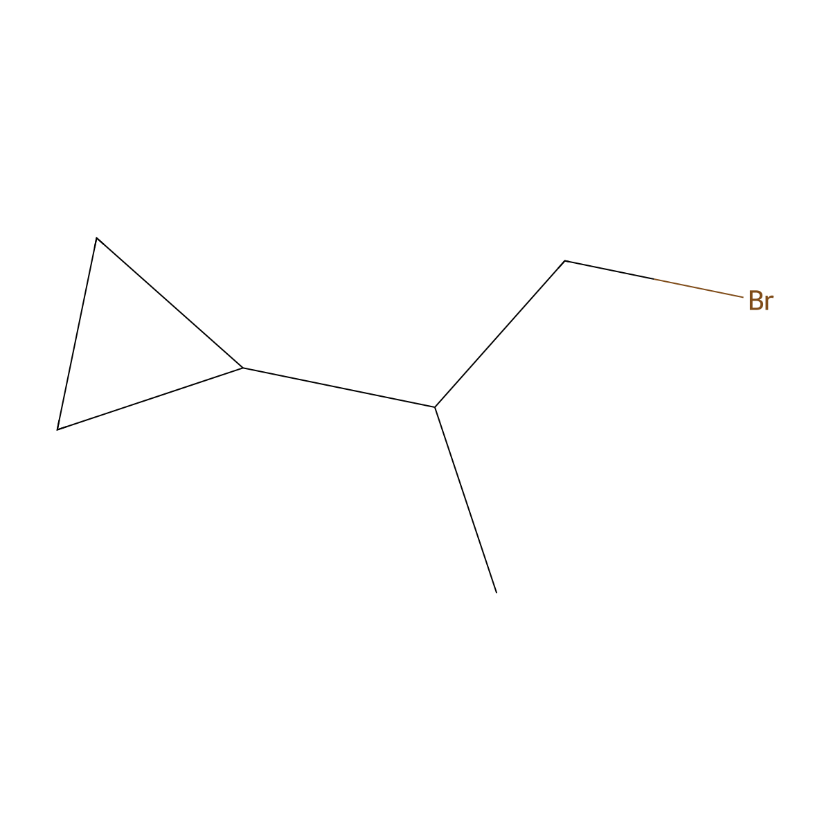 (1-Bromopropan-2-yl)cyclopropane molecular structure, CAS 1544972-91-9