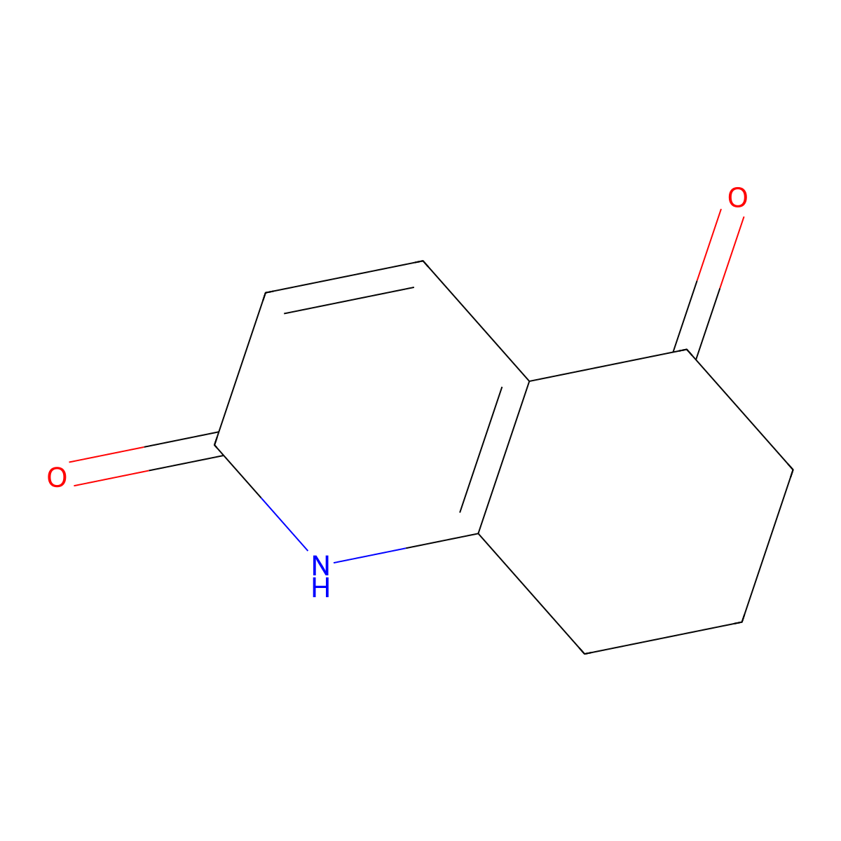 2-Hydroxy-7,8-dihydro-5(6H)-quinolinone molecular structure, CAS 15450-69-8