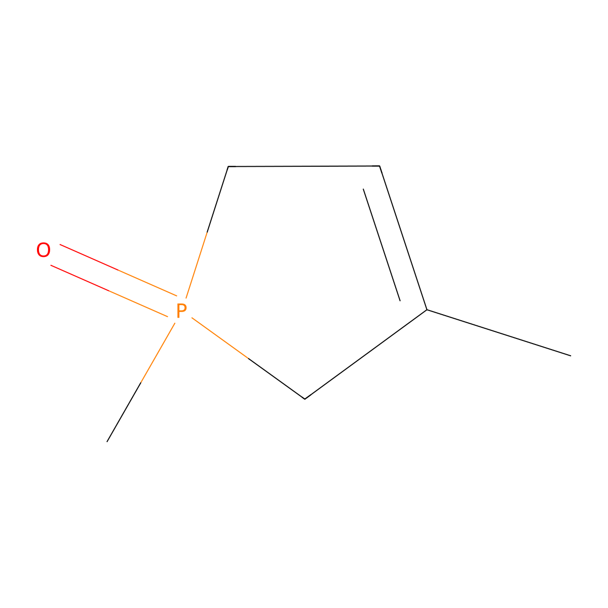 1H-Phosphole, 2,5-dihydro-1,3-dimethyl-, 1-oxide molecular structure, CAS 15450-79-0