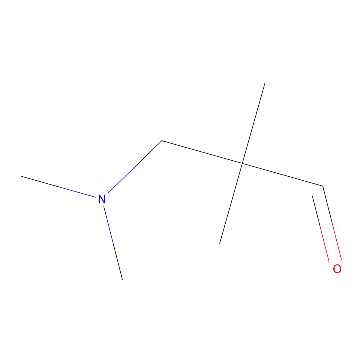 2,2-Dimethyl-3-(dimethylamino)propionaldehyde molecular structure, CAS 15451-14-6