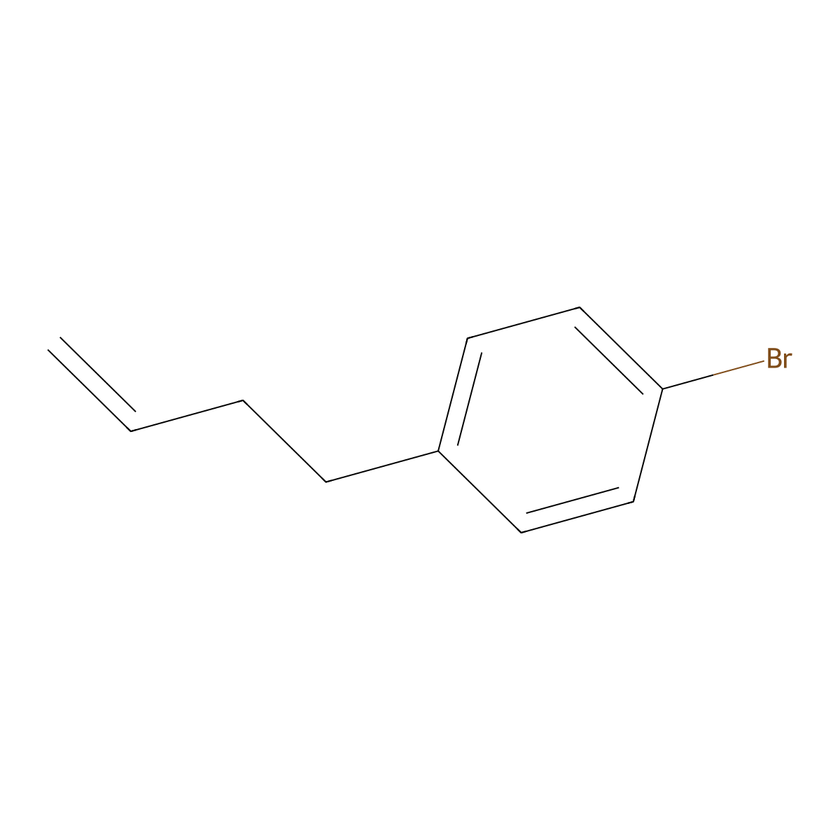 4-(4-Bromophenyl)-1-butene molecular structure, CAS 15451-32-8