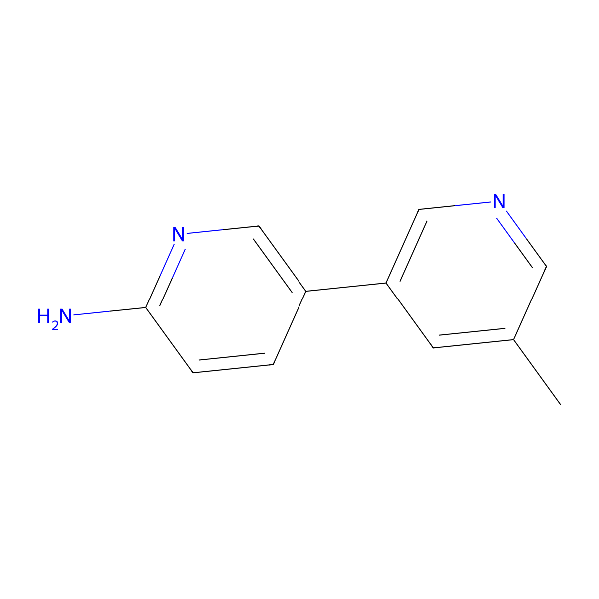5'-Methyl-[3,3'-bipyridin]-6-amine molecular structure, CAS 1545263-46-4