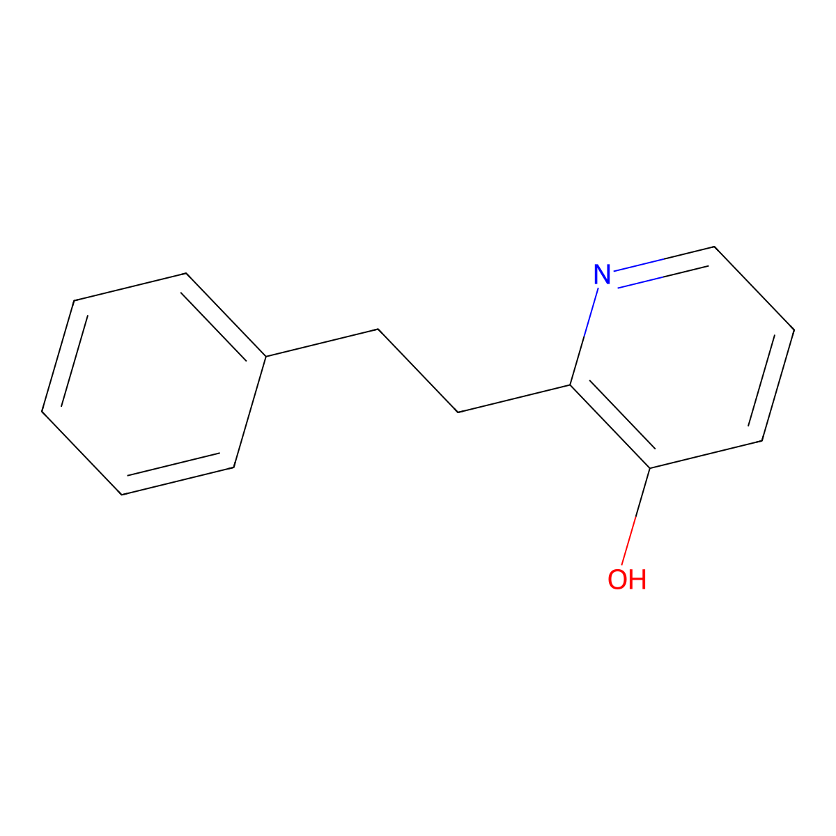 2-(2-Phenylethyl)pyridin-3-ol molecular structure, CAS 154538-13-3
