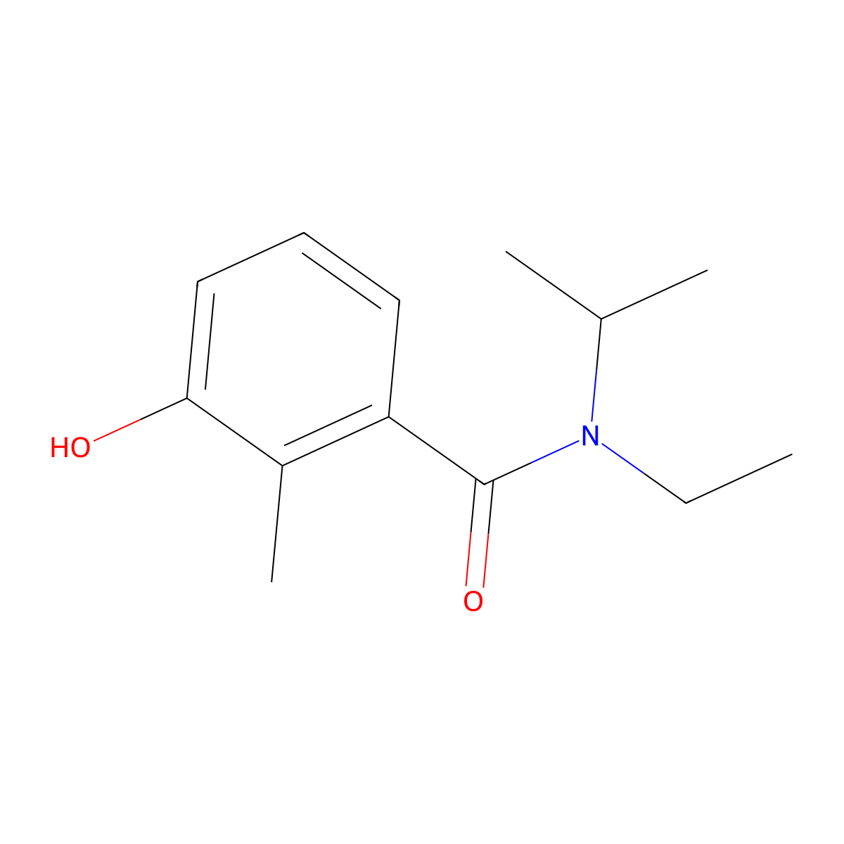 N-Ethyl-3-hydroxy-2-methyl-N-(1-methylethyl)benzamide molecular structure, CAS 1545393-32-5