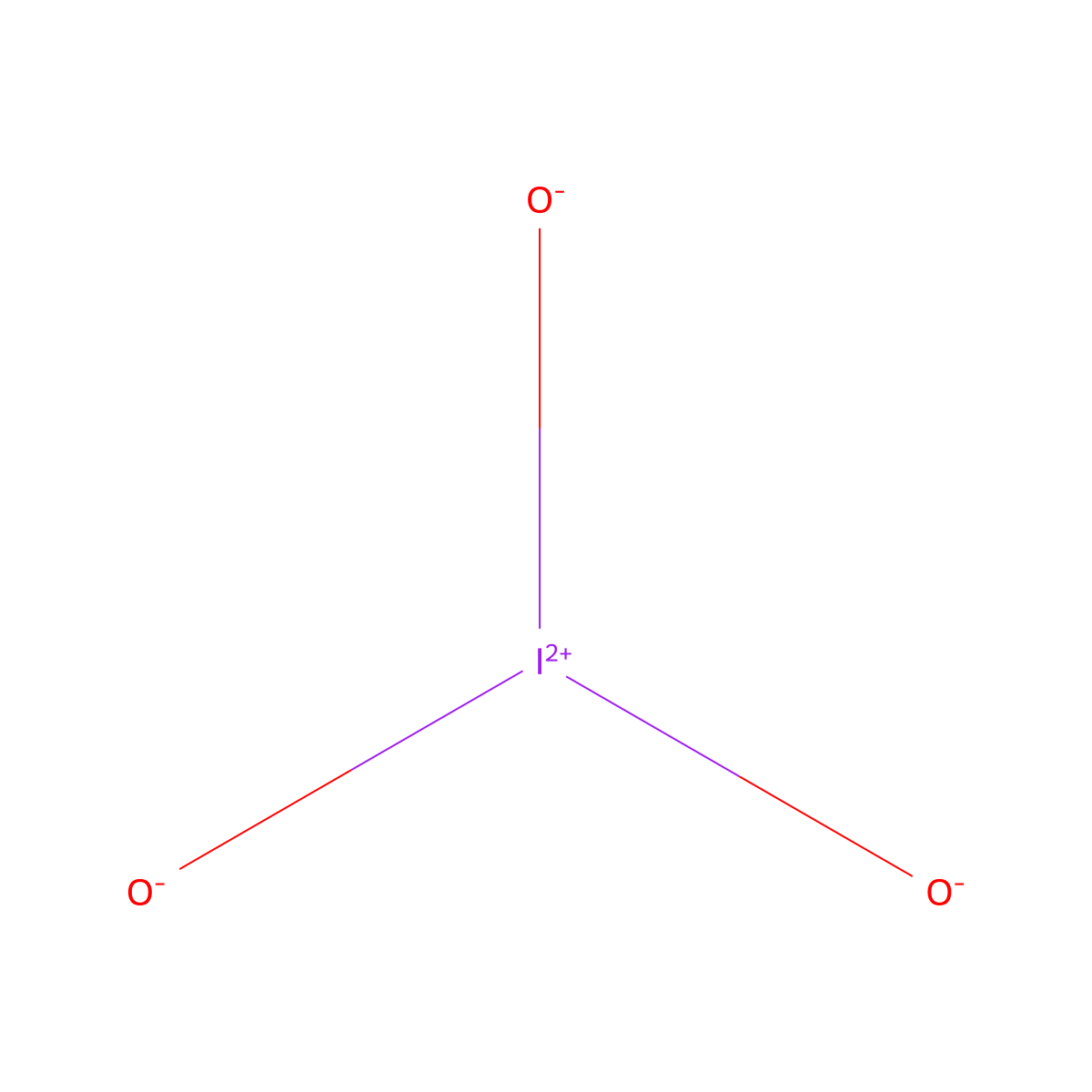 Iodate molecular structure, CAS 15454-31-6