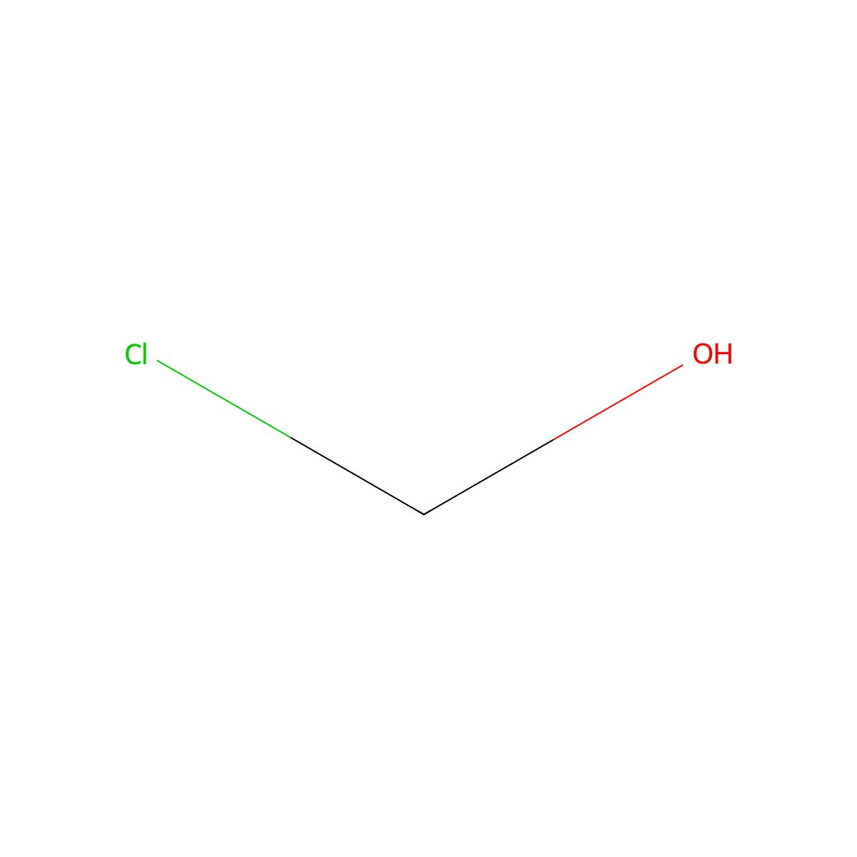 Methanol, chloro- molecular structure, CAS 15454-33-8