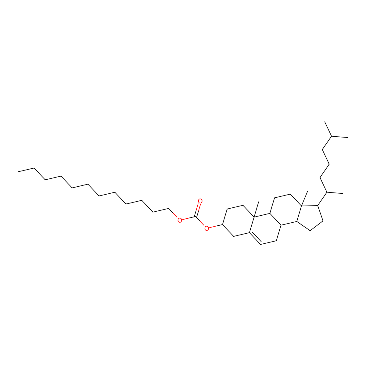 Cholest-5-en-3-ol (3beta)-, 3-(dodecyl carbonate) molecular structure, CAS 15455-85-3