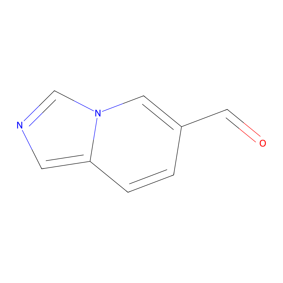 Imidazo[1,5-a]pyridine-6-carbaldehyde molecular structure, CAS 1545505-75-6