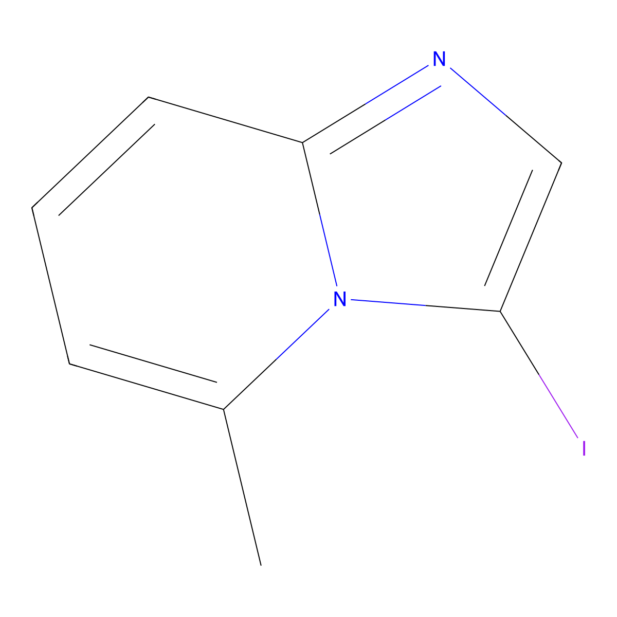 3-Iodo-5-methylimidazo[1,2-a]pyridine molecular structure, CAS 1545534-44-8