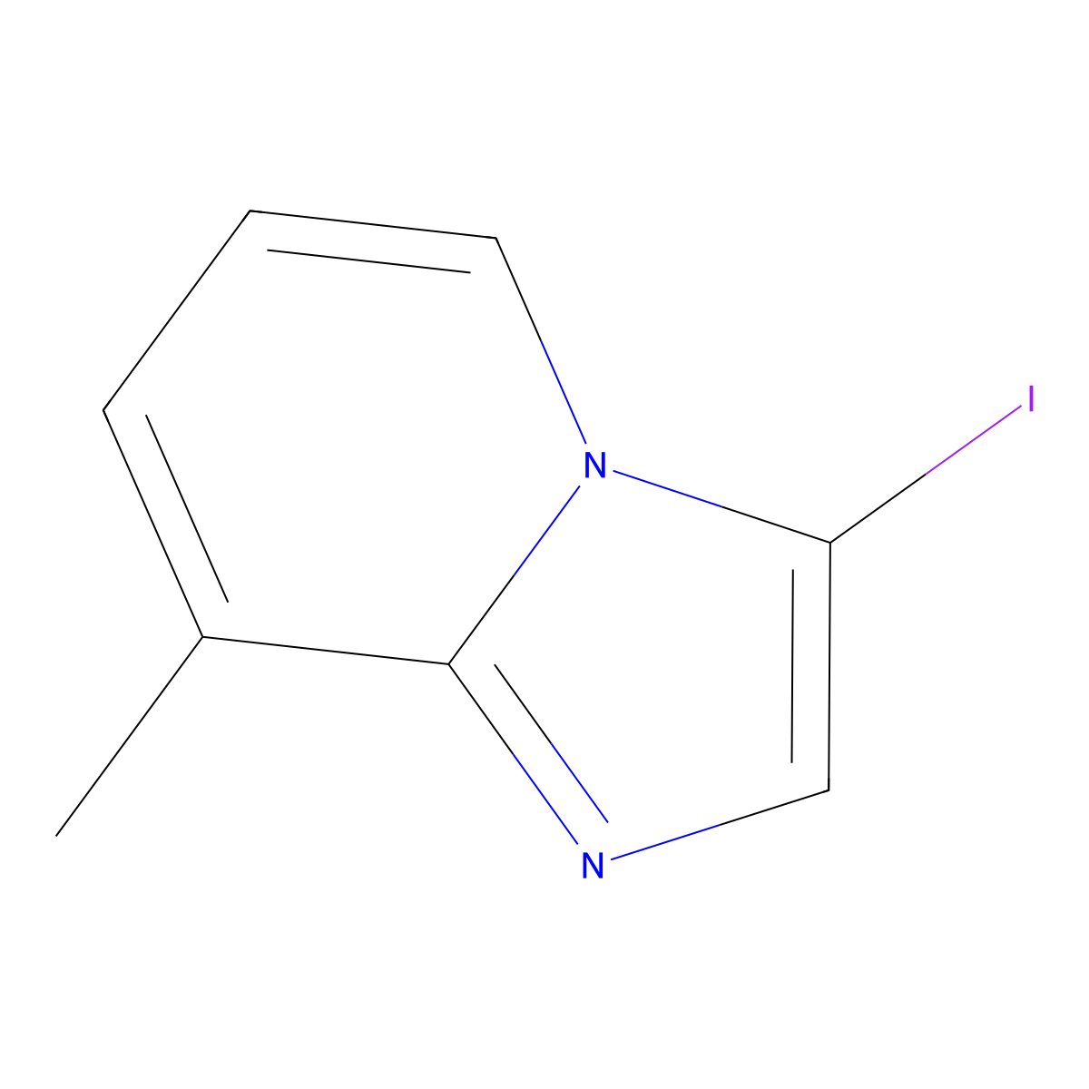 3-Iodo-8-methylimidazo[1,2-a]pyridine molecular structure, CAS 1545535-05-4