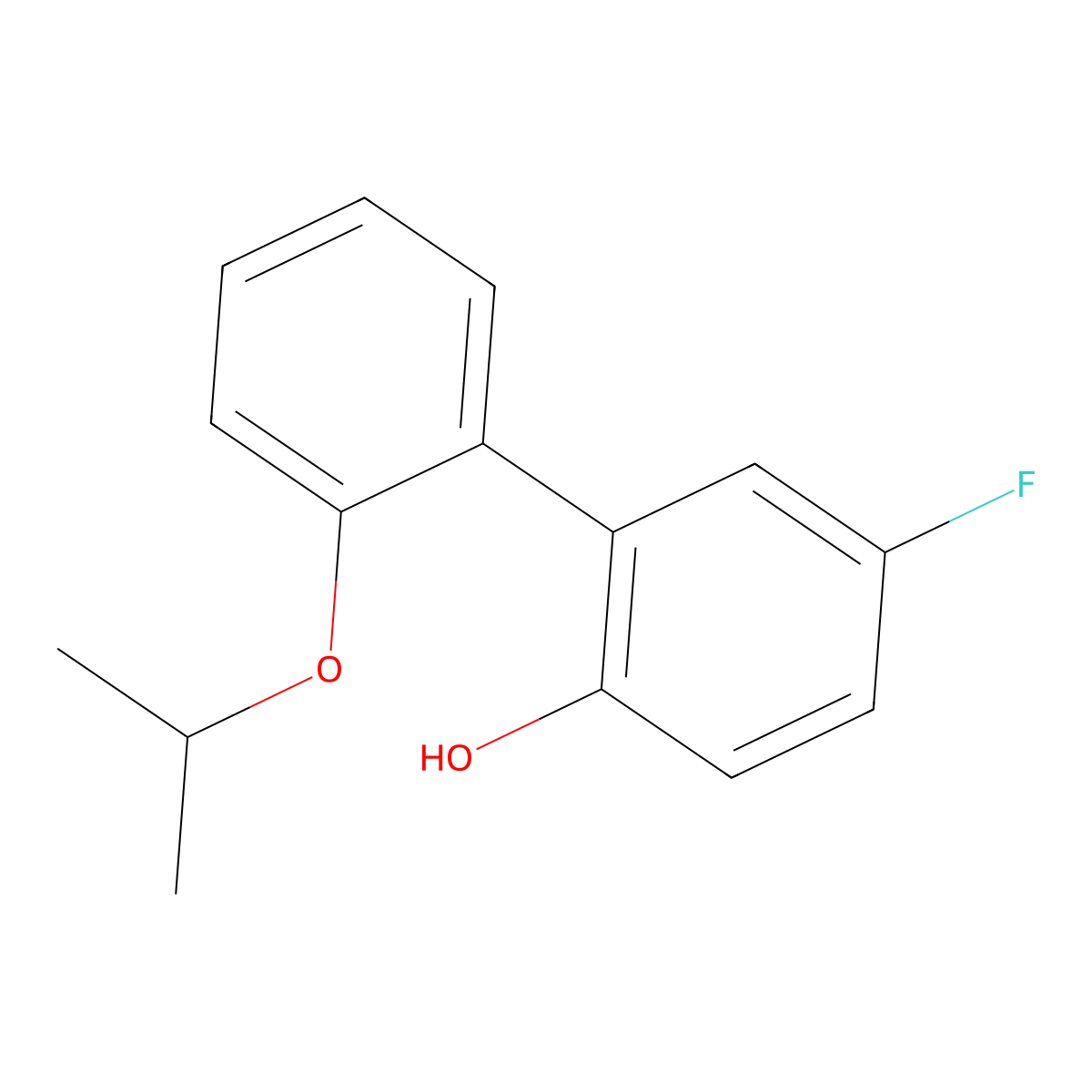 5-Fluoro-2'-(1-methylethoxy)[1,1'-biphenyl]-2-ol molecular structure, CAS 1545577-10-3