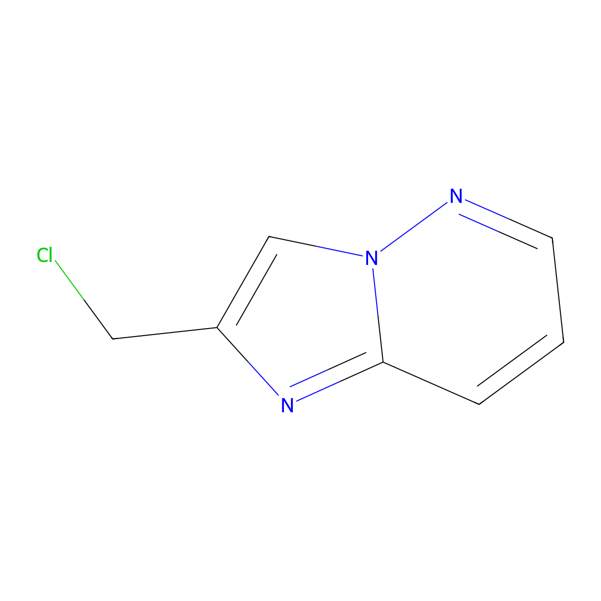 2-(Chloromethyl)imidazo[1,2-b]pyridazine molecular structure, CAS 154578-21-9