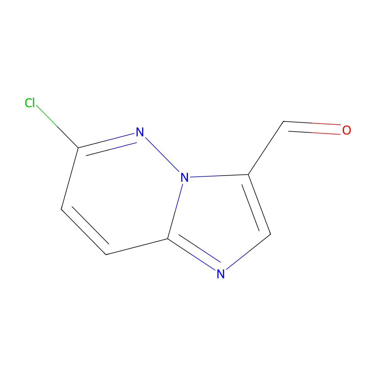 6-Chloroimidazo[1,2-b]pyridazine-3-carbaldehyde molecular structure, CAS 154578-26-4