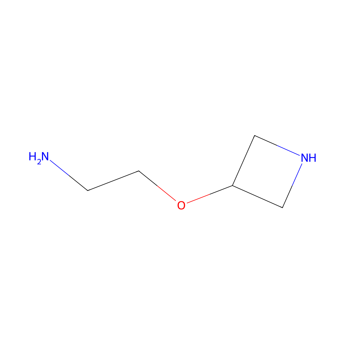 2-(Azetidin-3-yloxy)ethan-1-amine molecular structure, CAS 1545825-31-7