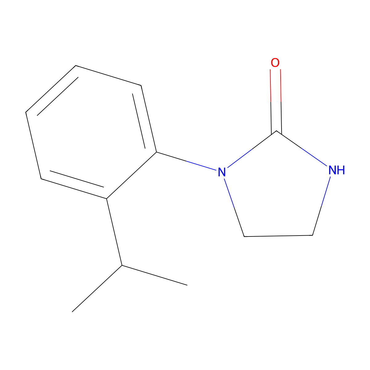 1-[2-(Propan-2-yl)phenyl]imidazolidin-2-one molecular structure, CAS 1545899-12-4