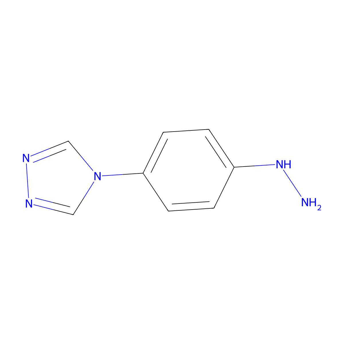 4-(4-hydrazinylphenyl)-4H-1,2,4-triazole molecular structure, CAS 154594-16-8