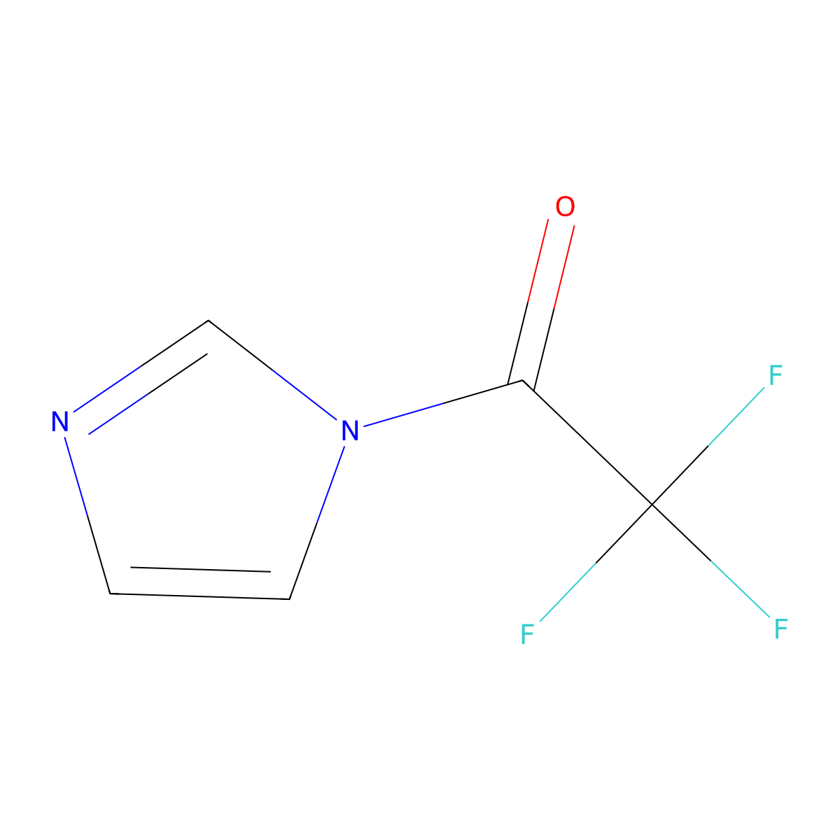 1-(Trifluoroacetyl)imidazole molecular structure, CAS 1546-79-8