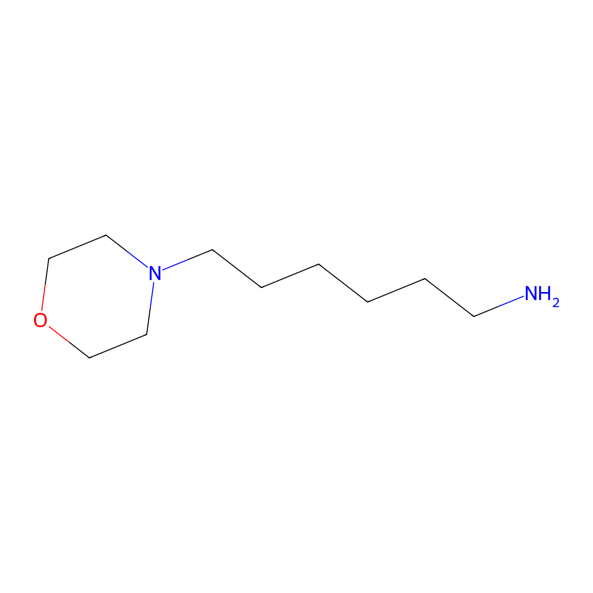 6-Morpholin-4-ylhexylamine molecular structure, CAS 154620-04-9