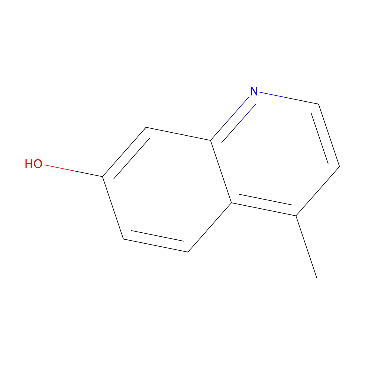4-Methyl-7-quinolinol molecular structure, CAS 15463-09-9