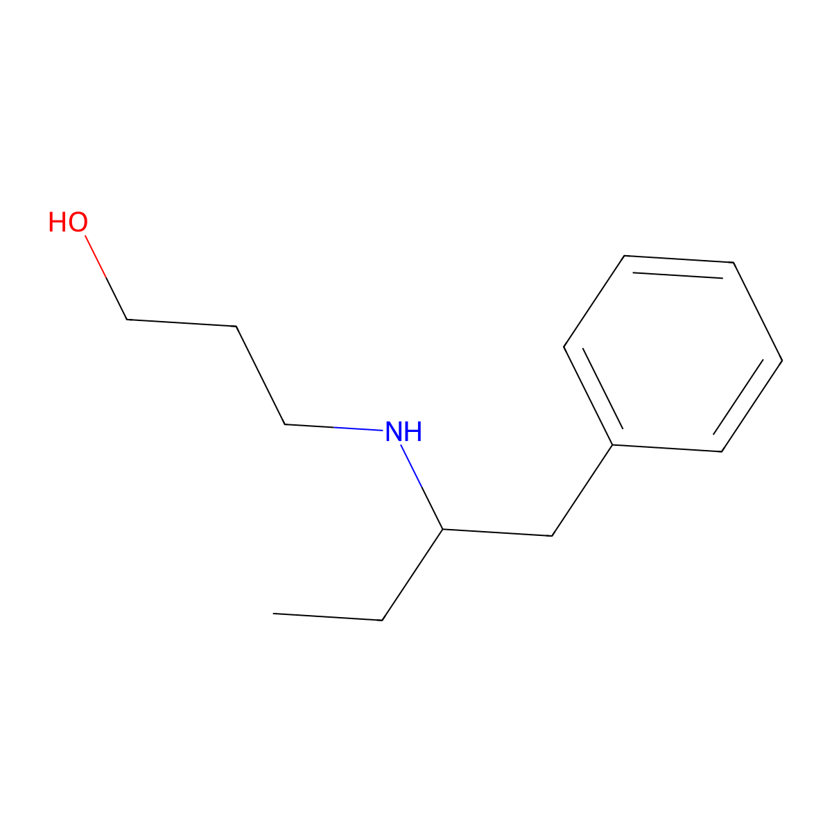3-[(1-Phenylbutan-2-yl)amino]propan-1-ol molecular structure, CAS 1546373-35-6