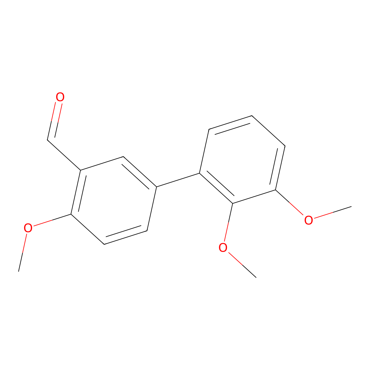 2',3',4-Trimethoxy[1,1'-biphenyl]-3-carboxaldehyde molecular structure, CAS 1546375-93-2