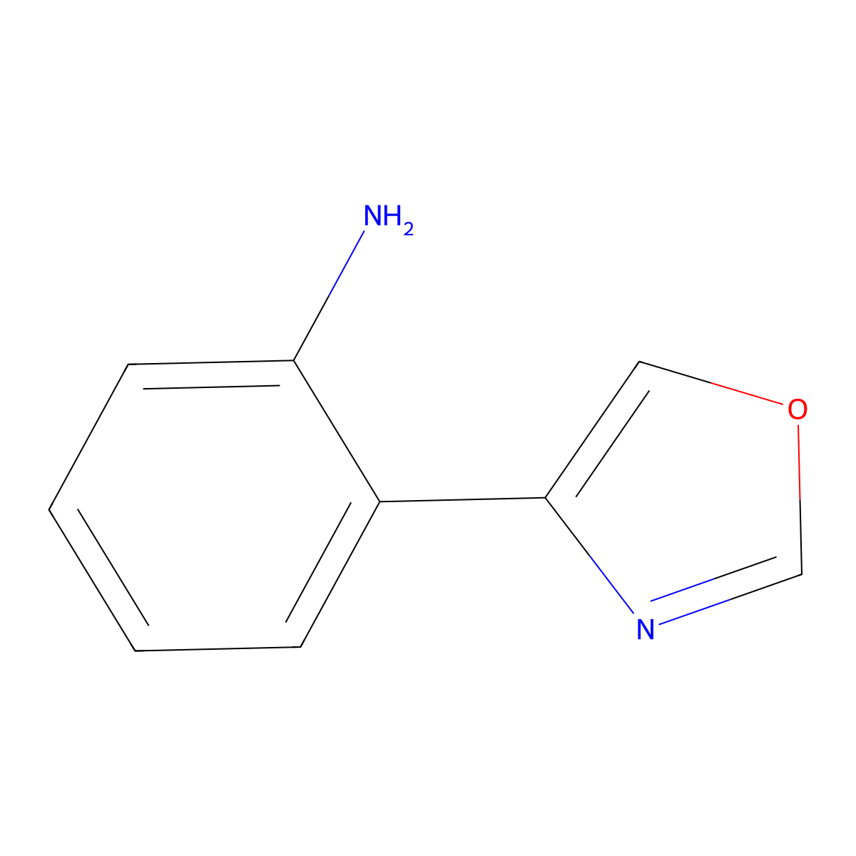 2-(Oxazol-4-yl)aniline molecular structure, CAS 1546449-22-2
