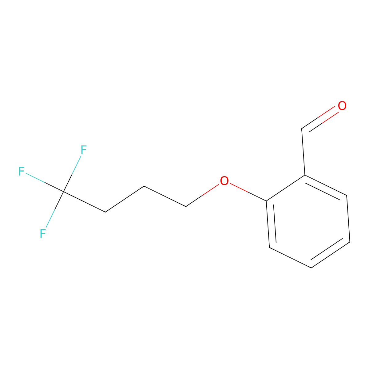 2-(4,4,4-Trifluorobutoxy)benzaldehyde molecular structure, CAS 1546903-47-2