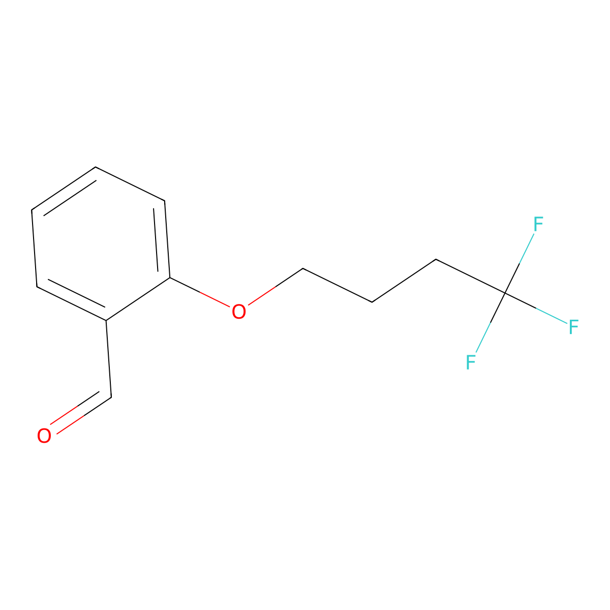 2-(4,4,4-Trifluorobutoxy)benzaldehyde molecular structure, CAS 1546903-47-2