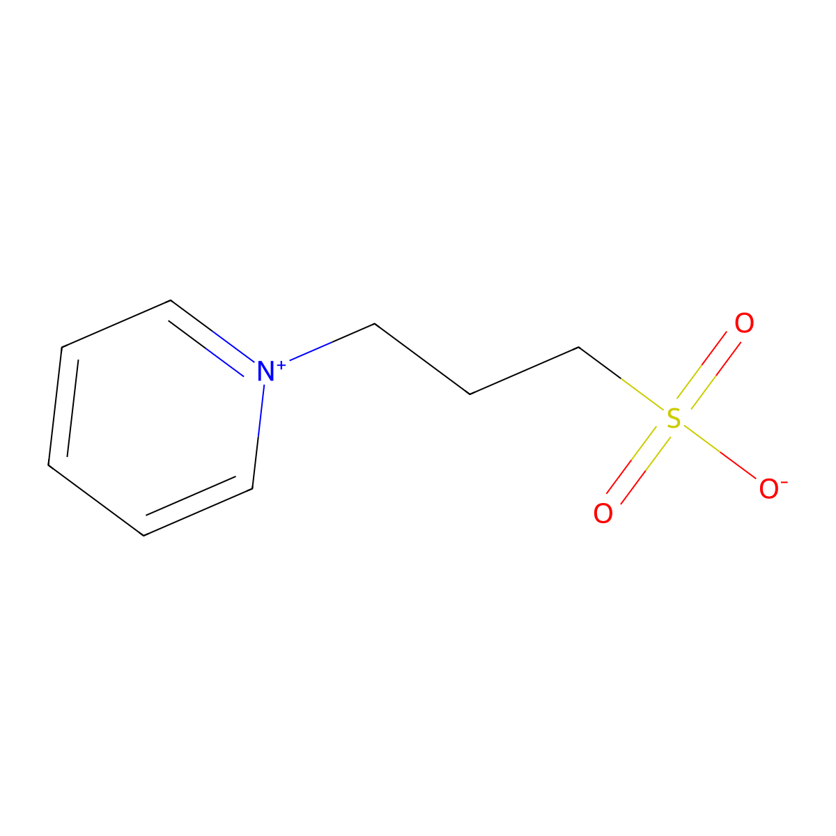 3-(1-Pyridinio)-1-propanesulfonate molecular structure, CAS 1547-17-7