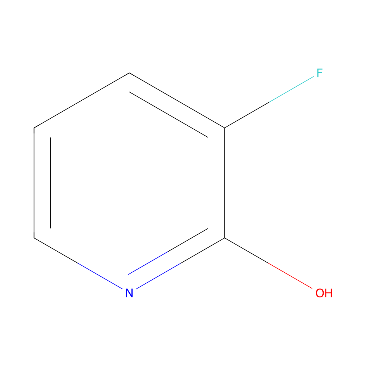 3-Fluoro-2-hydroxypyridine molecular structure, CAS 1547-29-1