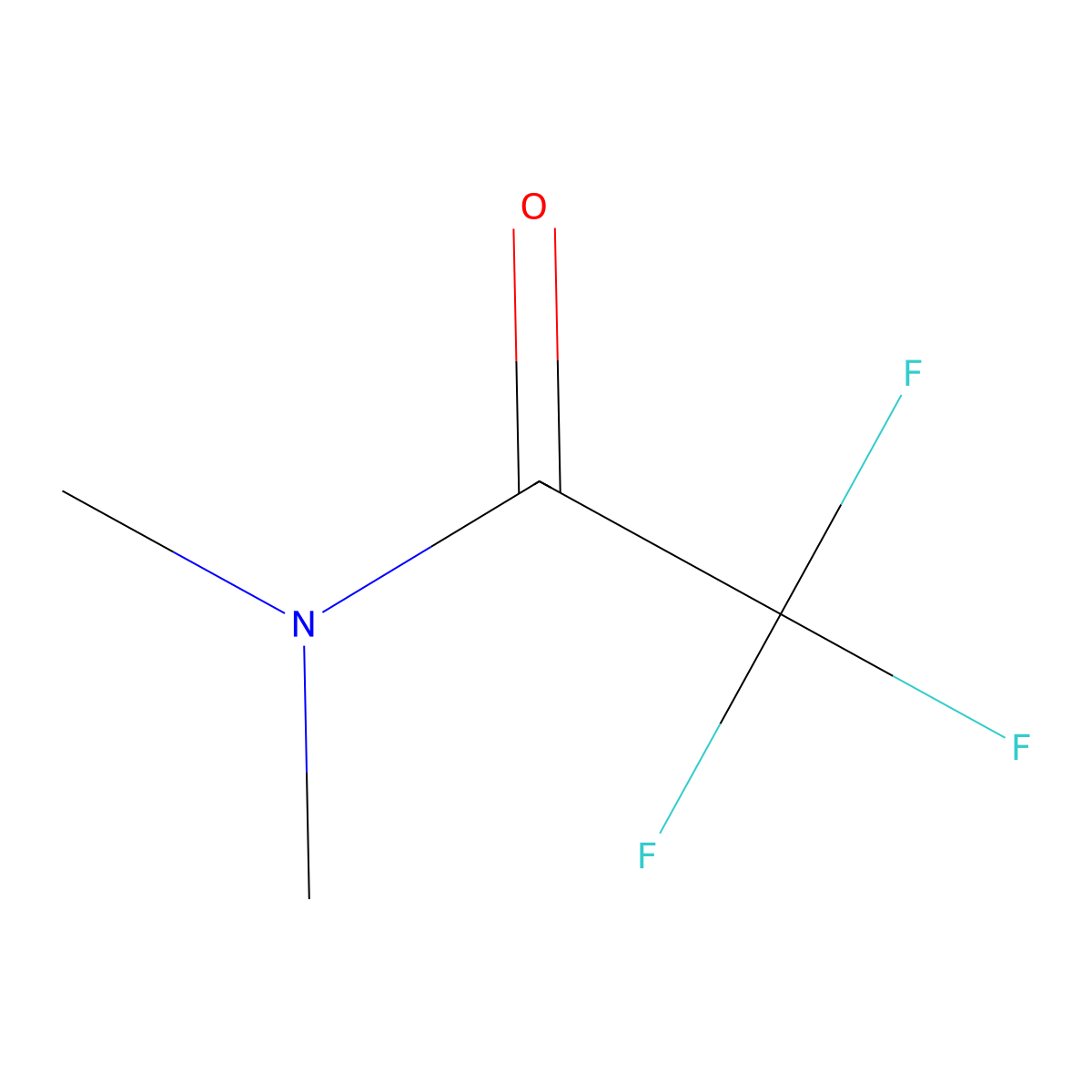 2,2,2-Trifluoro-N,N-dimethylacetamide molecular structure, CAS 1547-87-1