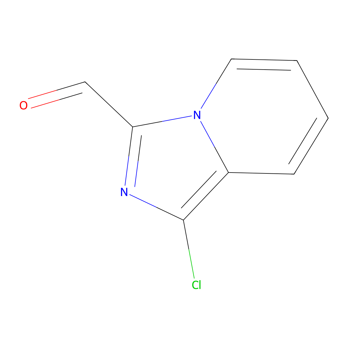 1-Chloroimidazo[1,5-a]pyridine-3-carbaldehyde molecular structure, CAS 1547008-75-2