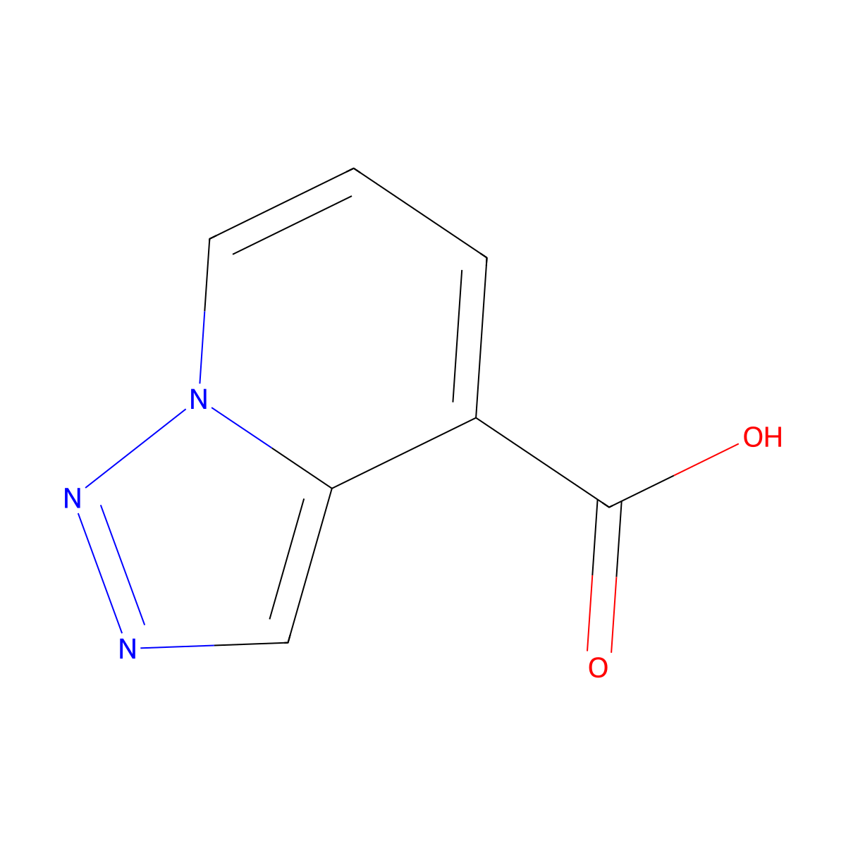 [1,2,3]Triazolo[1,5-a]pyridine-4-carboxylic acid molecular structure, CAS 1547026-42-5