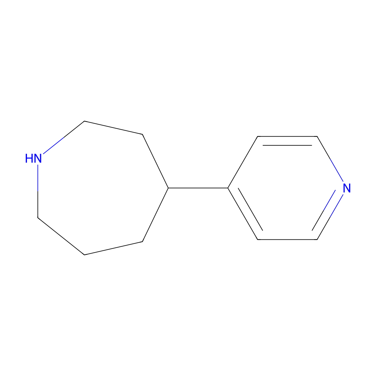 4-(Pyridin-4-yl)azepane molecular structure, CAS 1547037-93-3