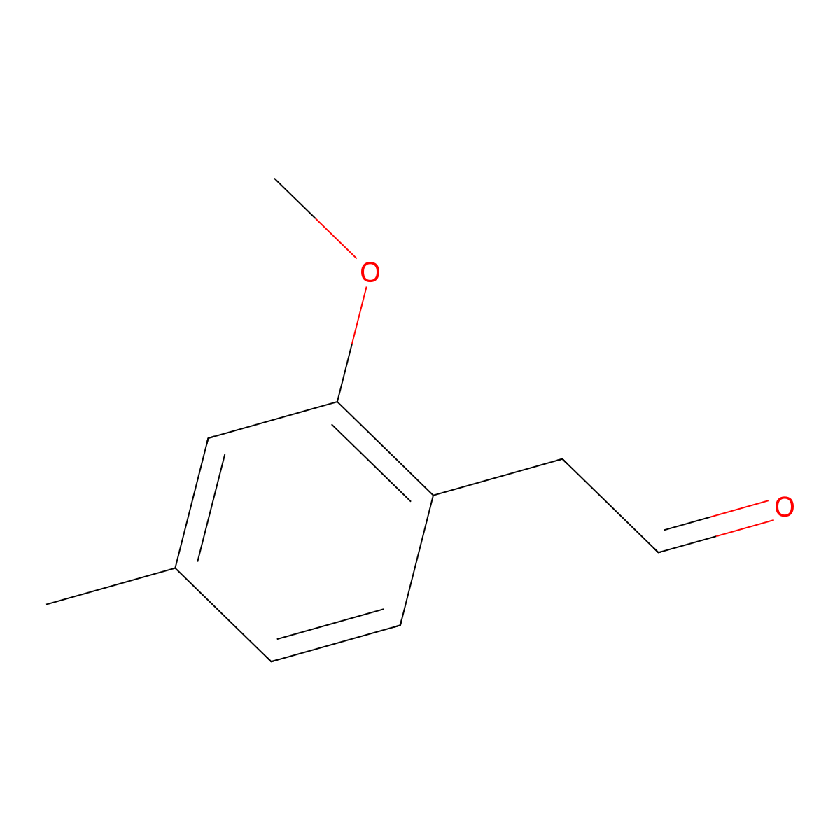 2-(2-Methoxy-4-methylphenyl)acetaldehyde molecular structure, CAS 1547041-24-6