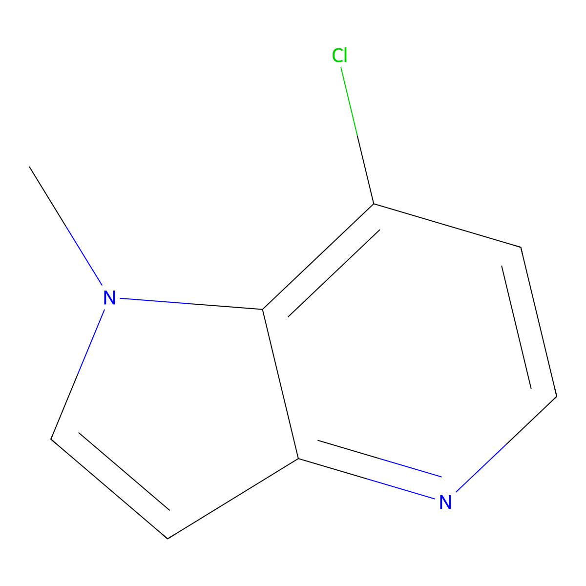 7-Chloro-1-methyl-1H-pyrrolo[3,2-b]pyridine molecular structure, CAS 1547041-34-8