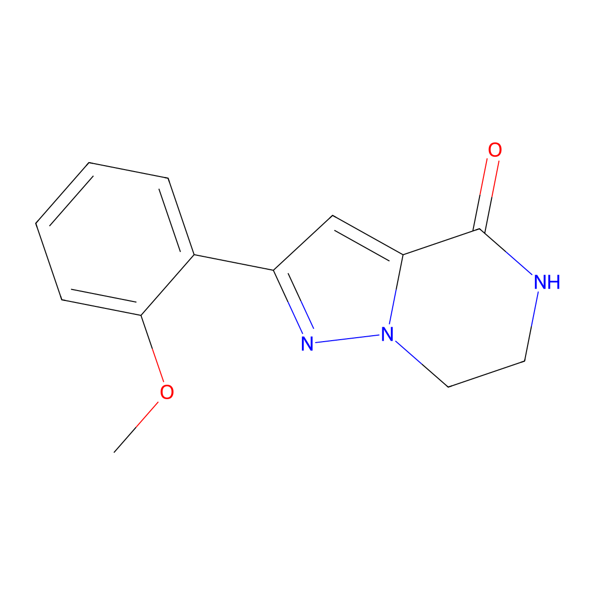 2-(2-Methoxyphenyl)-6,7-dihydropyrazolo[1,5-A]pyrazin-4(5H)-one molecular structure, CAS 1547047-10-8