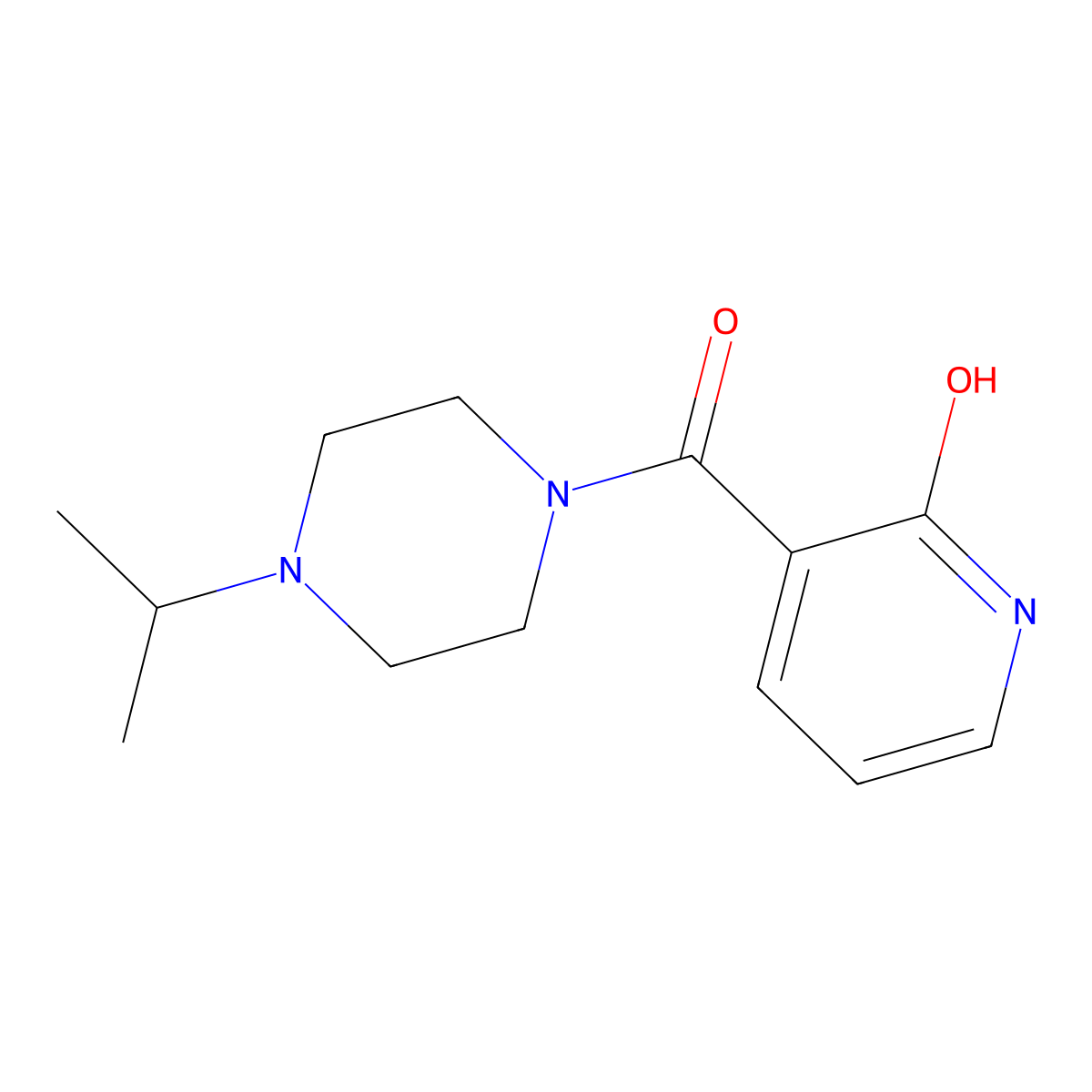 3-(4-isopropylpiperazine-1-carbonyl)pyridin-2(1H)-one molecular structure, CAS 1547050-64-5